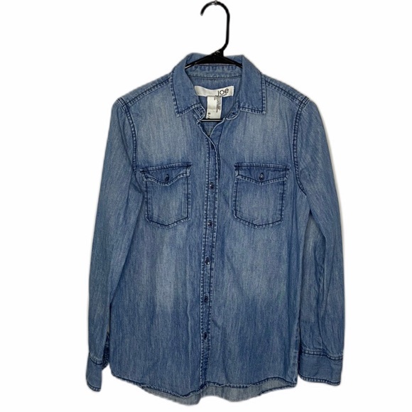 Joe Fresh Tops - Joe Fresh denim button down chambray